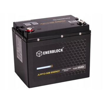 Akumulator 12V 50Ah LiFePO4 640Wh Bluetooth Enerblock JLFP12-50B